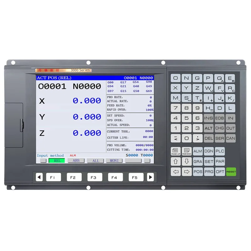 High Quality 3 Axis Milling CNC Controller PLC CNC Control System Kit Supports Tools Change Similar To GSK Control Panel