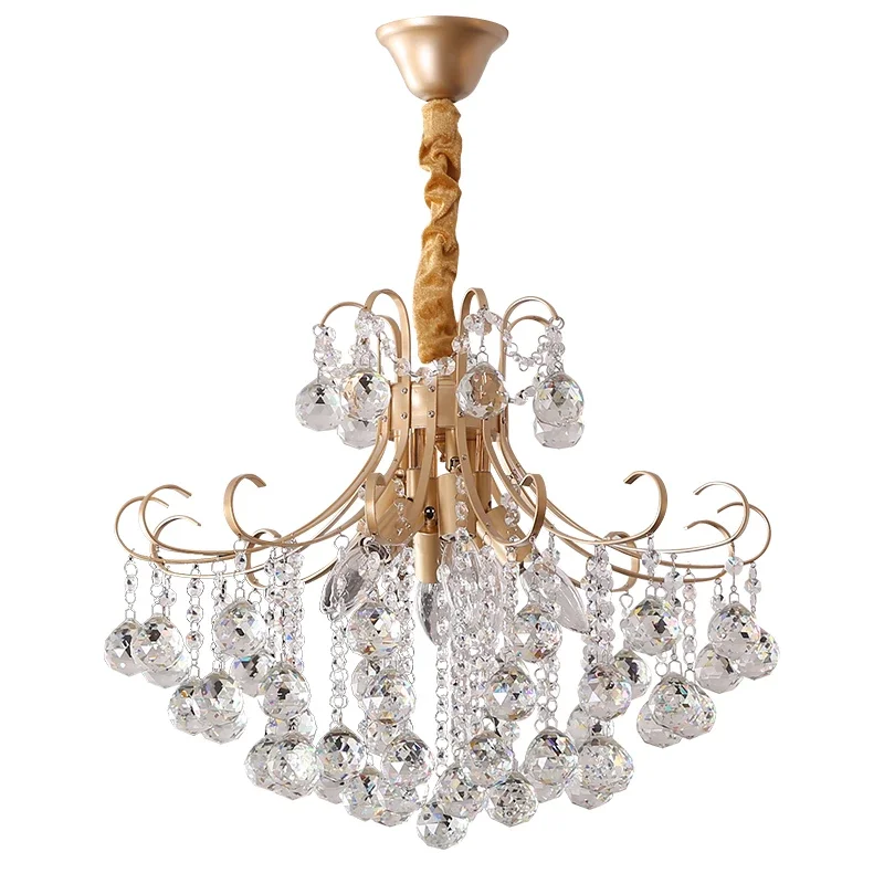 American small chandelier balcony aisle porch staircase cloakroom light lobby light single head European Crystal Chandelier