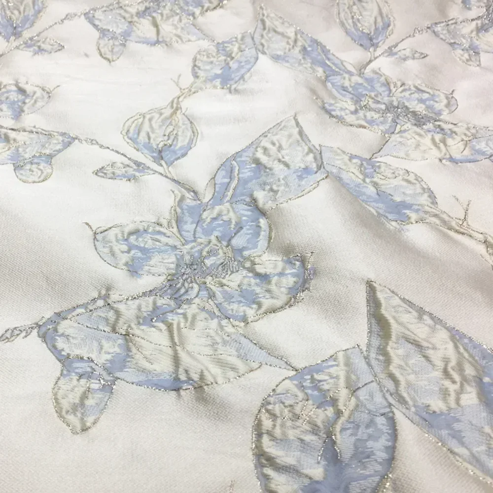Jacquard Brocade Fabric French Court Small Fragrance Spring and Summer Dress Windbreaker Cloth High-end Sewing Material