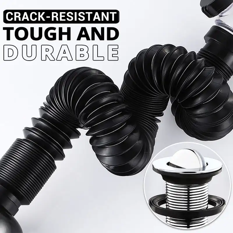 1PC Hose Sink Pipe Universal Sink Drain Retractable Pipe Sewer Drainage Water Hose BasinDeodorant Pipeline For Kitchen