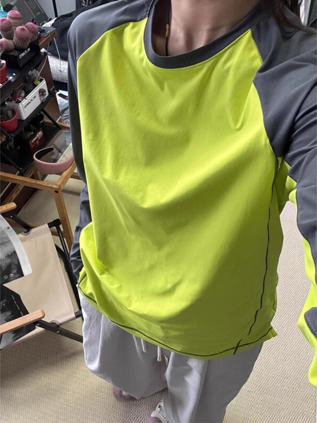 

Мужская тонкая футболка с длинным рукавом Qui Dry, американская цветная спортивная одежда с эффектом охлаждения, для велоспорта, большие размеры, 300 Pou