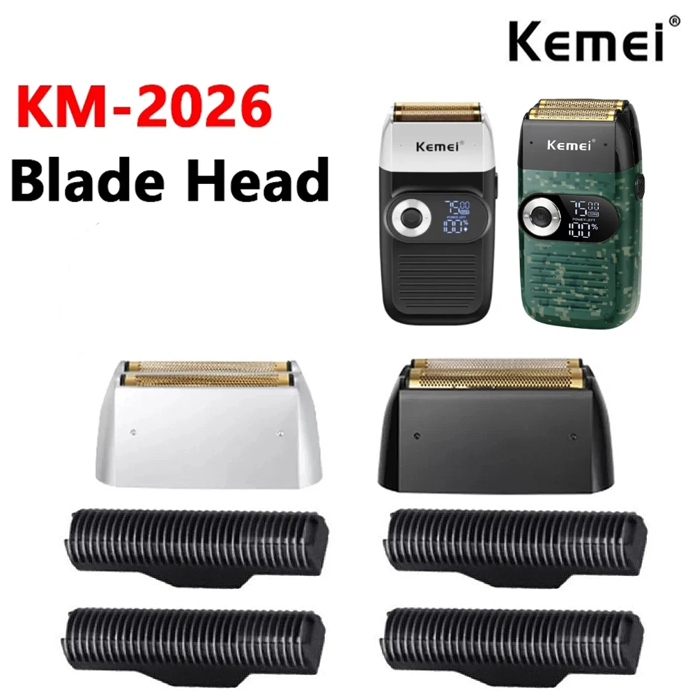 Kemei 2026 Professional Replacement Foil and Cutter Blades Set Suitable For Shaver Original Electric Shavers Blades Cutting Head