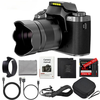 64MP Digital Camera DSLR for Photography Auto Focus 4K 60FPS Vlog Camcorder Dual Lens 16X Zoom Touch Screen YouTube Webcam