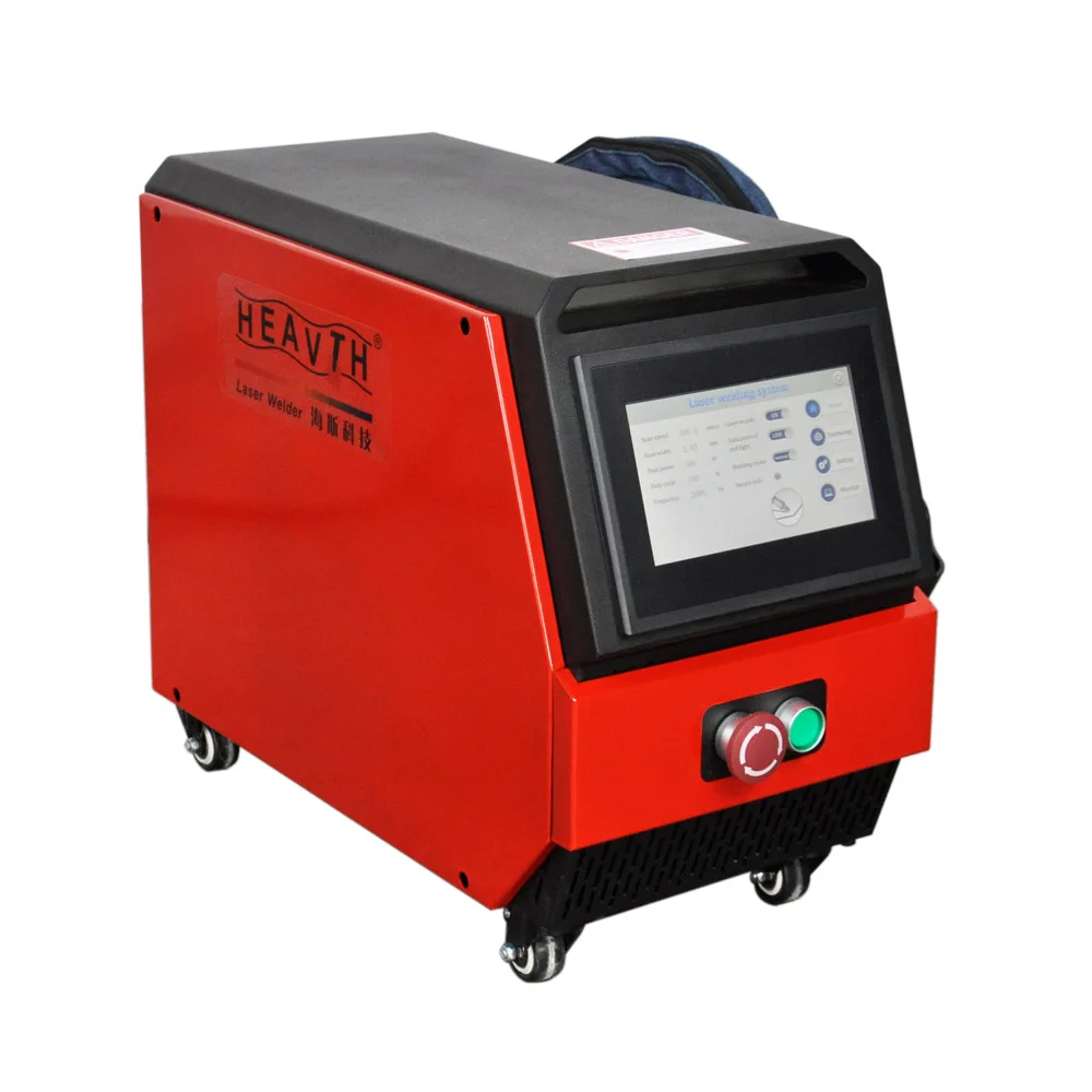 Portable 750W 1500W Air Cooled Hand Held Fiber Laser Welding Machine 3 in 1 with GW Laser Source