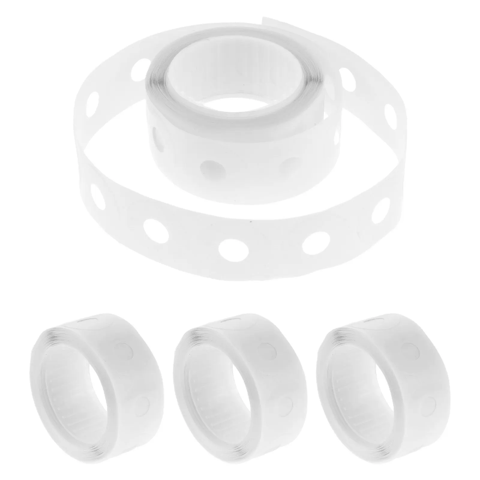 1 Box Self-Adhesive Clear Hole Reinforcement Stickers Paper Punch Protector Circles Binder Repair Labels for Office School