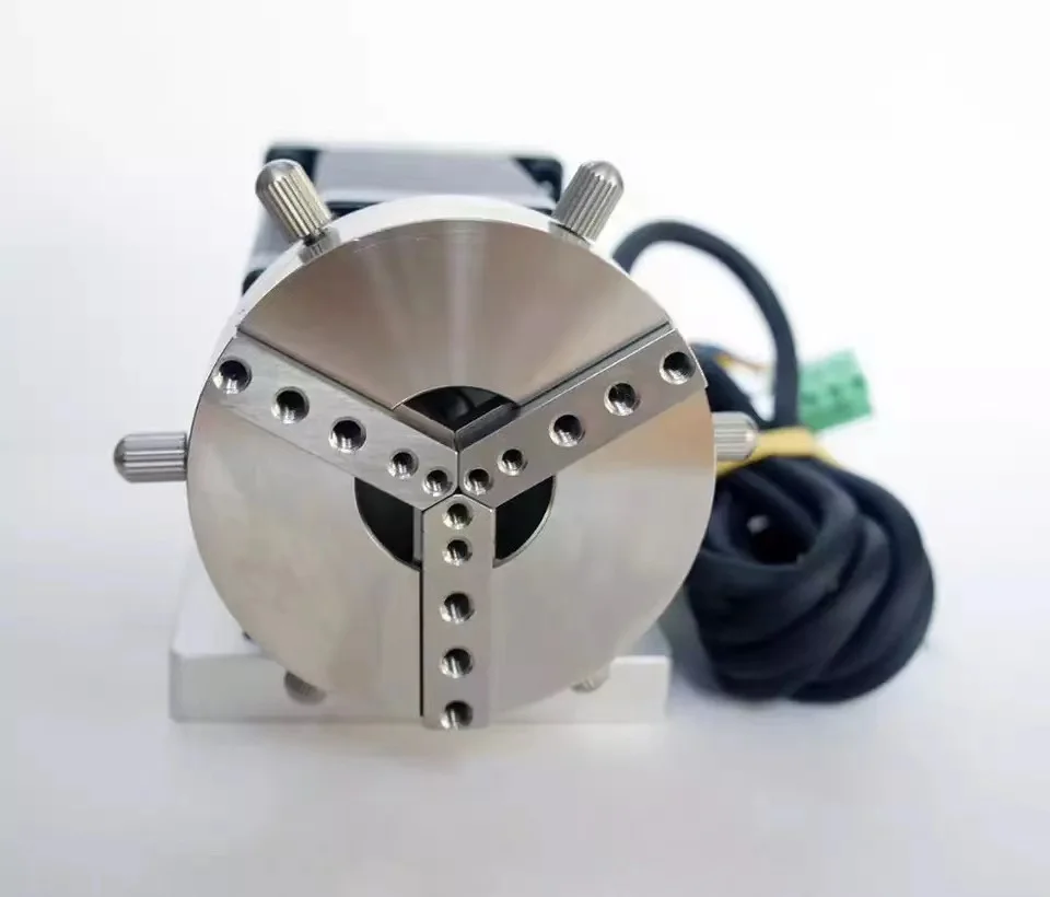 Ultrarayc Rotary Device Diameter 69mm Rotary Expansion Axis + Driver for Fiber Laser Marking Machine & Co2 Engraving Machine