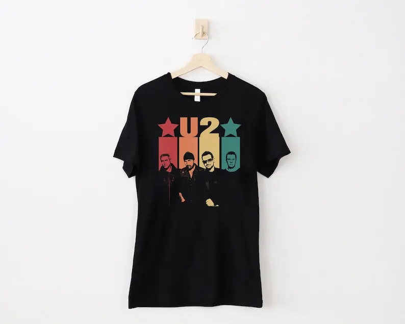 

U2 Vintage T-Shirt, U2 Shirt, Concert Shirts, Gift Shirt For Friends And Family