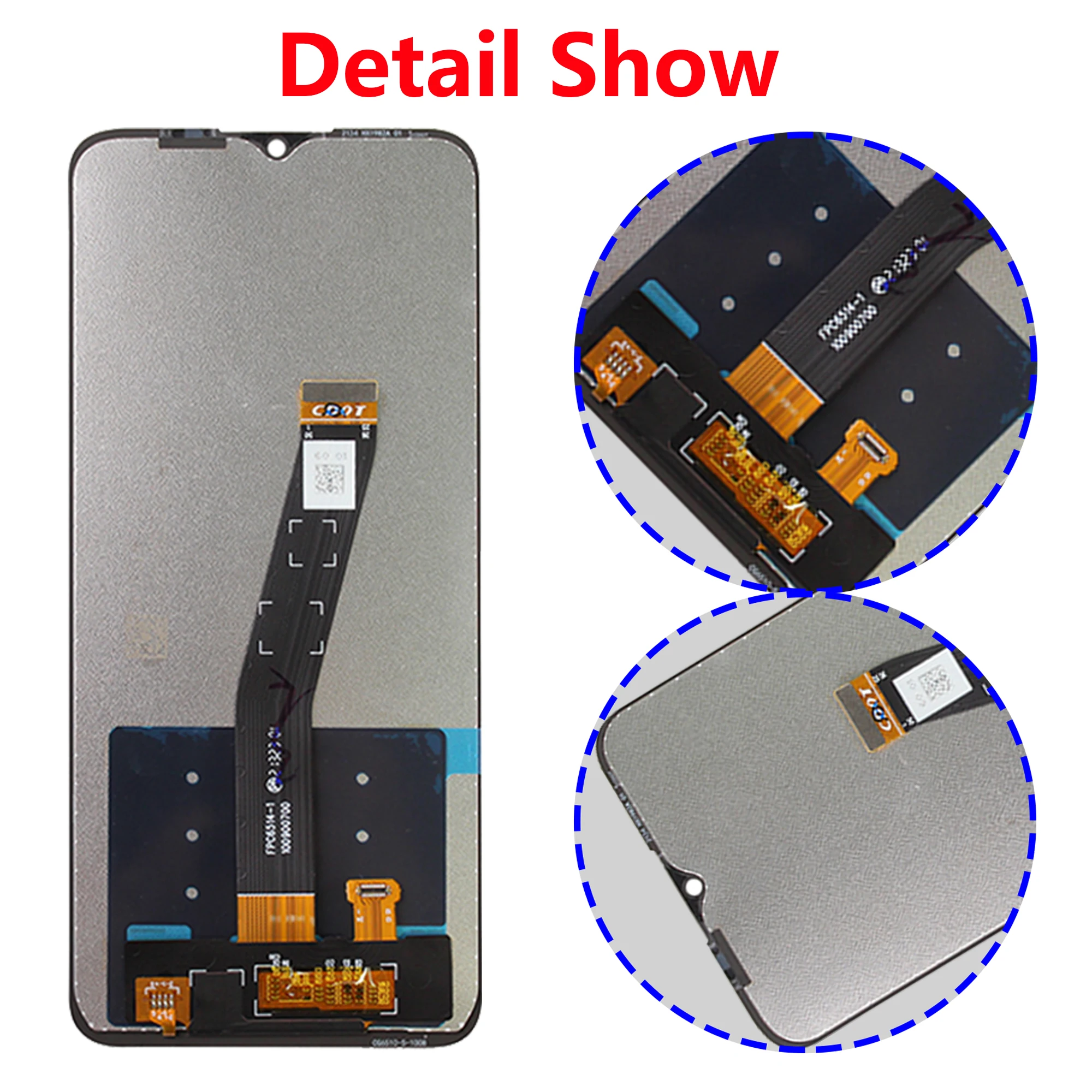 Originale per Alcatel 1S (2021) LCD completo con cornice 6025 6025D Display Digitizer Assembly Touch Screen parti di riparazione di ricambio