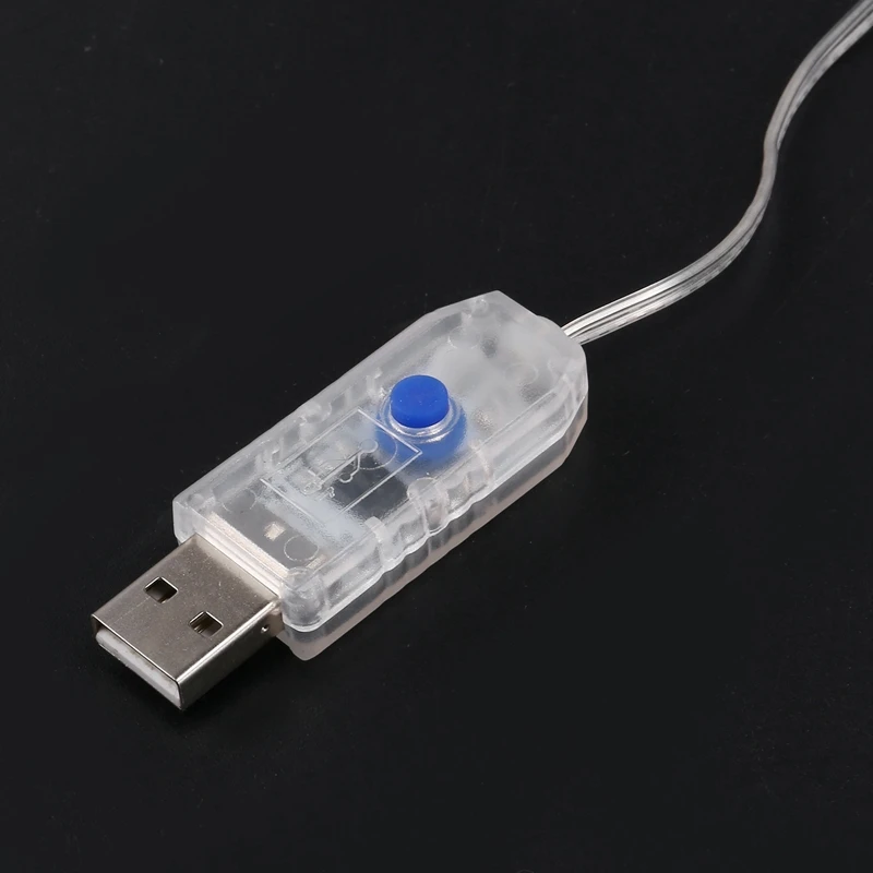 원격 조명 LED 구리 와이어 스트링, USB5V 10 계량기 100 램프