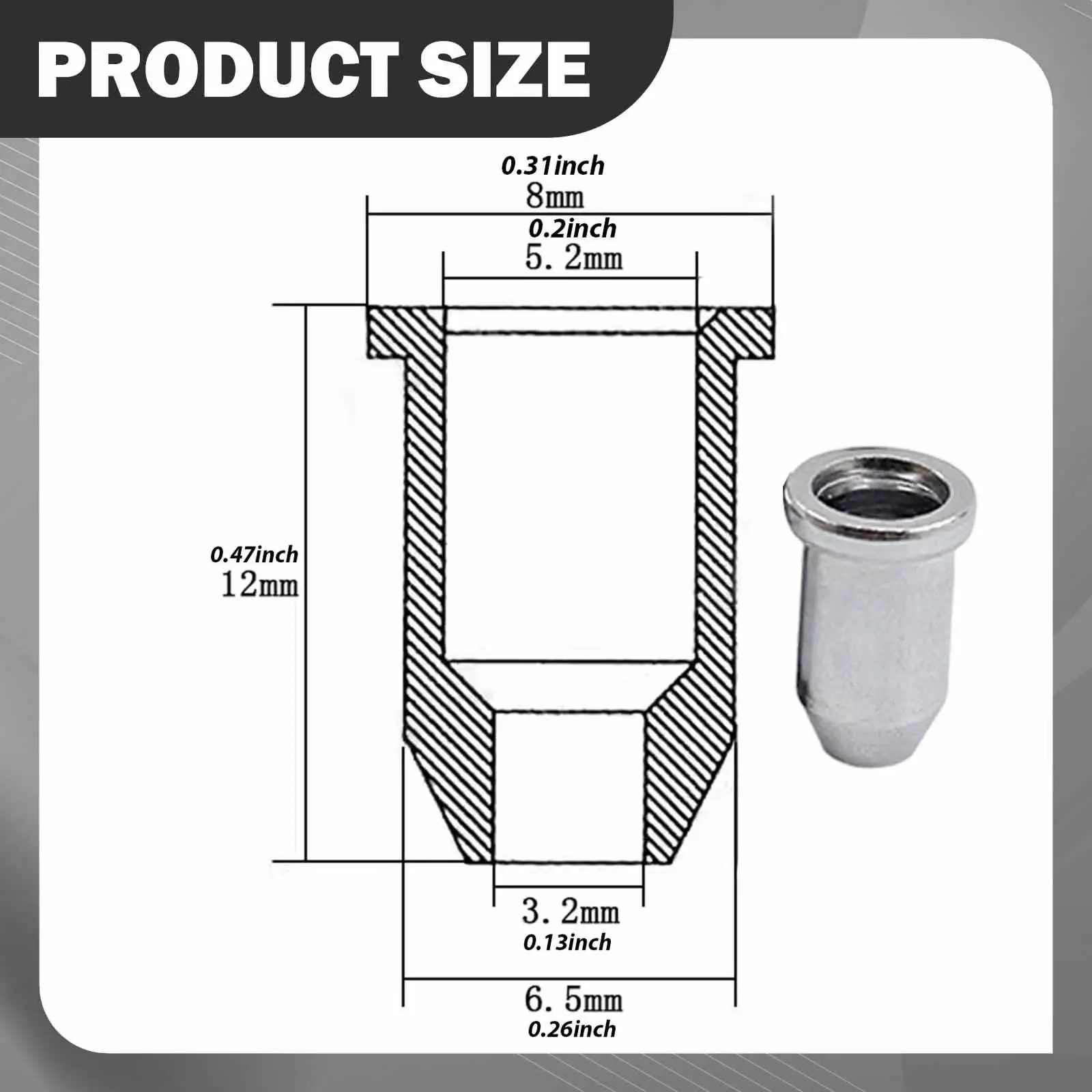 Electric Guitar String Ferrules Through Body Caps Metal Buckle Bushings Set Parts for Bridge Upgrade Repair