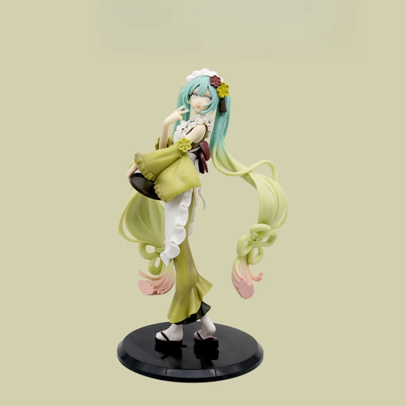

HATSUNE MIKU PVC Figure Matcha Parfait Fairy Tale Anime Girl Desktop Decor