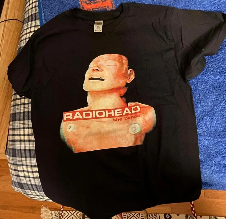 Radiohead The Bends Albums basic black Unisex T shirt classic
