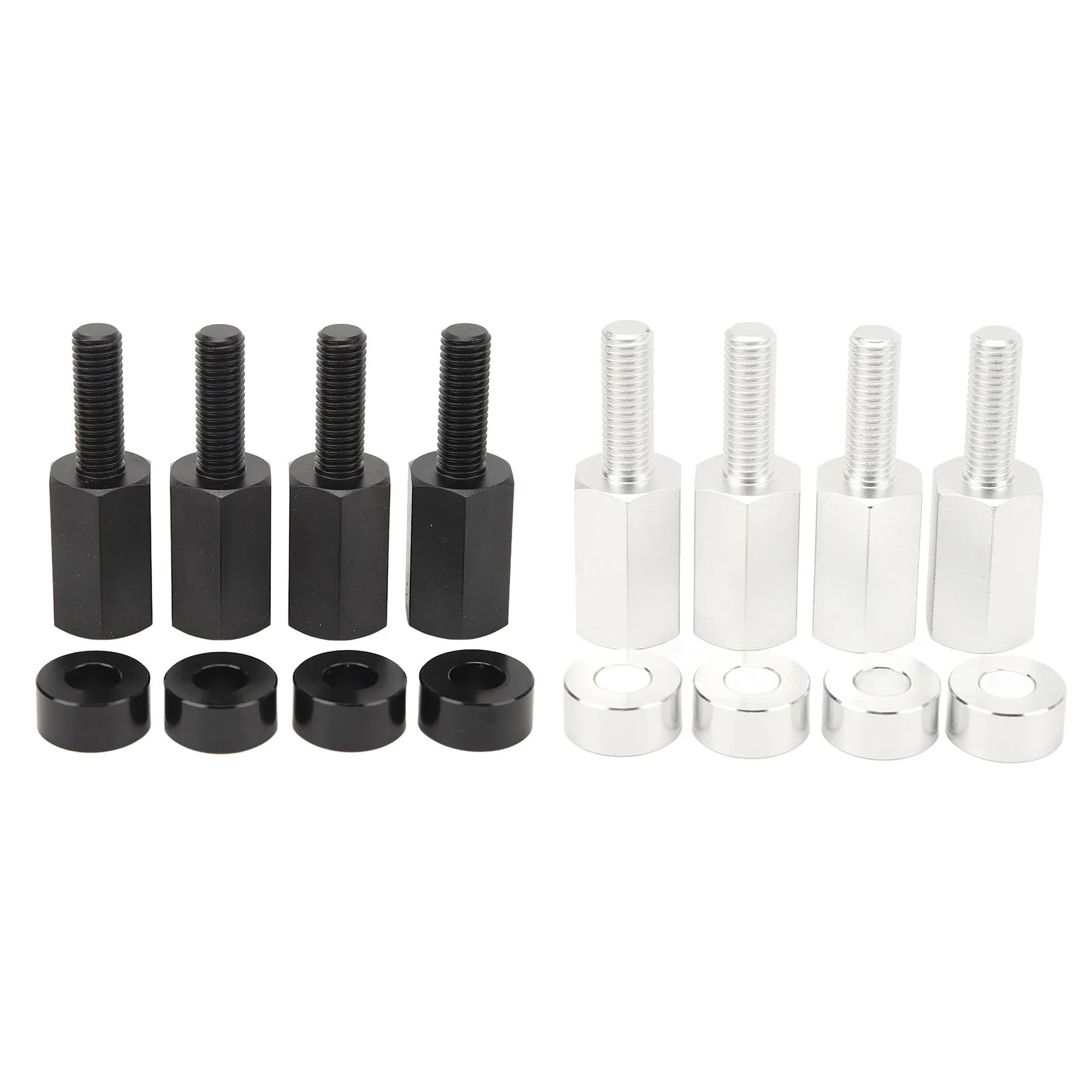 4Pcs ATV Seat Riser Adjustable Lifting Height 1.5-2.0 Inches Driver/Passenger Seat Lift Mounts for Can-Am Maverick X3 All Years