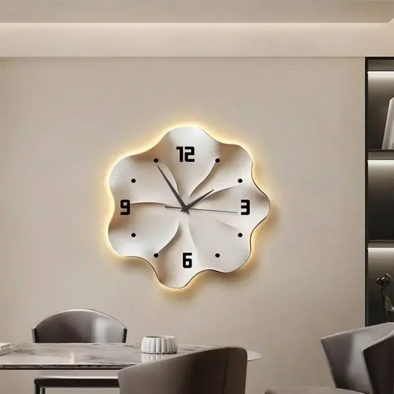 

2025 European Premium Wall Clocks Quiet Office Elegant Aesthetic Christmas Wall Clock Living Room Luxury Horloge Murale Bedroom