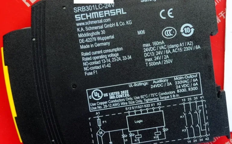 

SCHMERSAL SRB301LC 24VAC/DC 101163475 New security relay