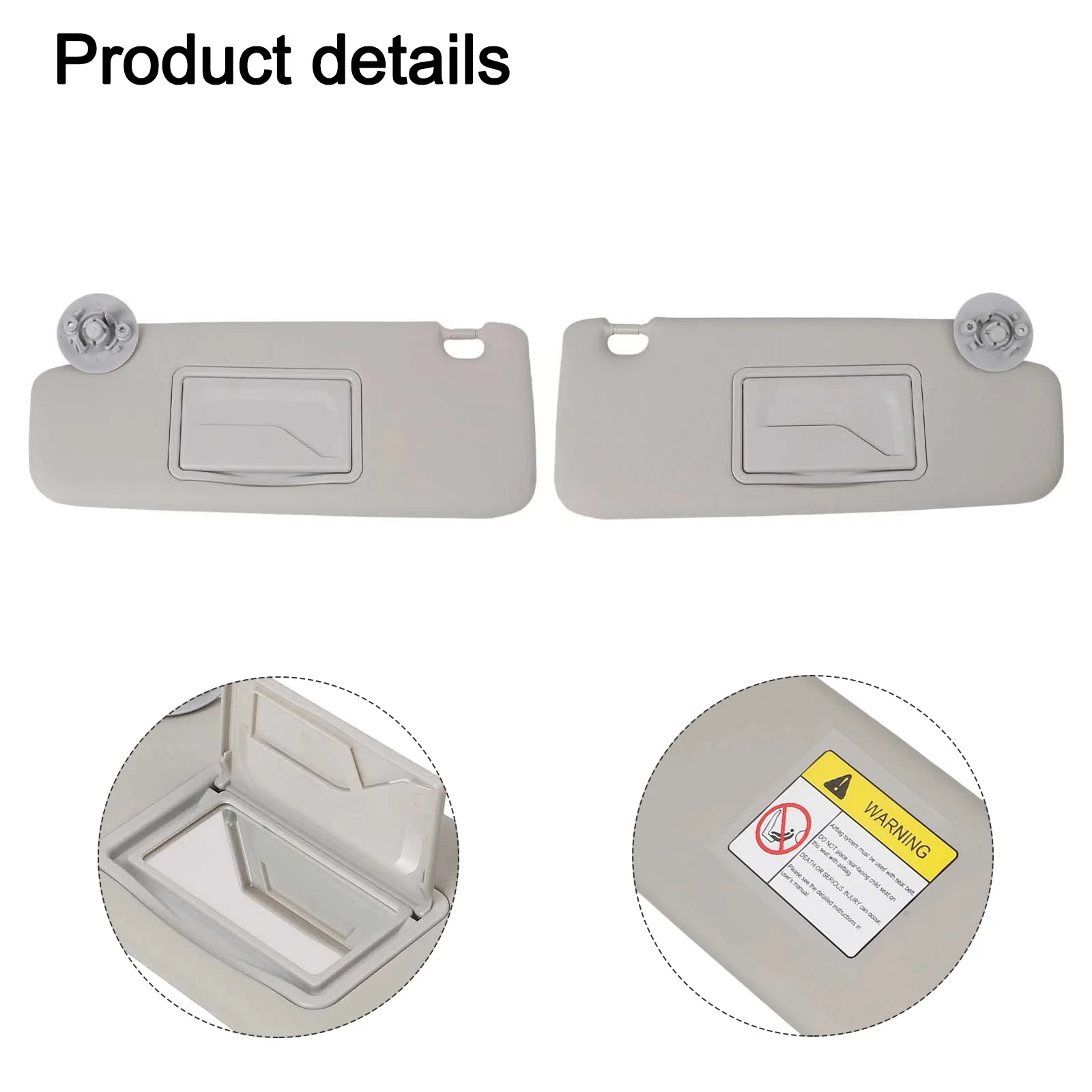 

Auto Interior Vehicle Accessories Automotive Replacement Brand New Condition Compatible Parts Plastic Material