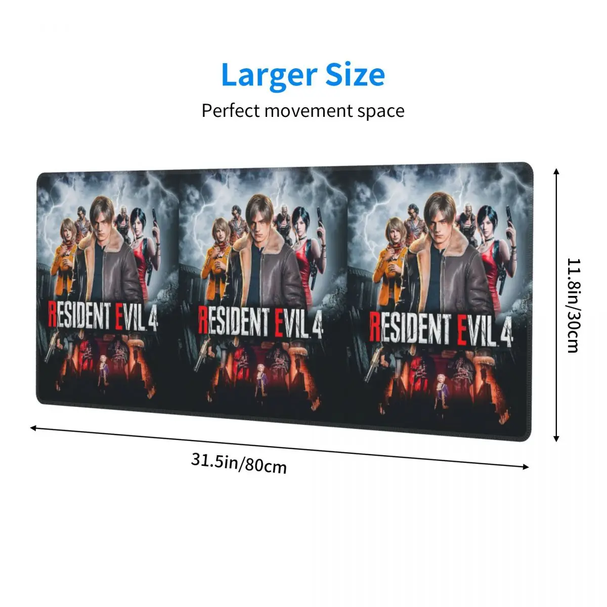 Resident Evils 4 Funny Games RE4 Large Mouse Pad Computer Keyboard Mouse Mat Gaming PC Laptop Desk Mat Table Mats