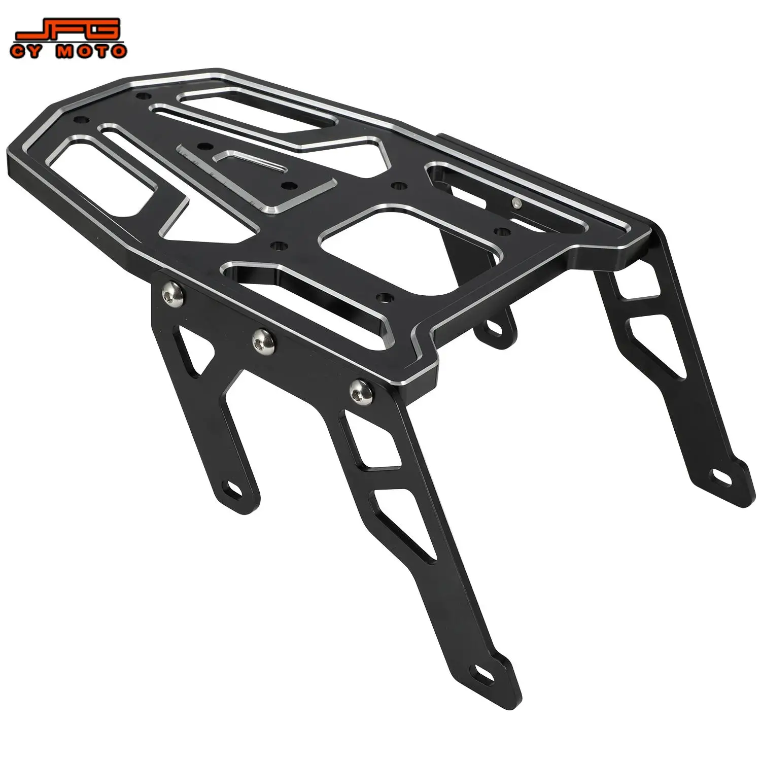 Motorcycles Accessories Parts Rear Luggage Rack Shelf Bracket For Kawasaki KLX230 2020 2021 2022 2023 2024 Aluminium Dirt Bike