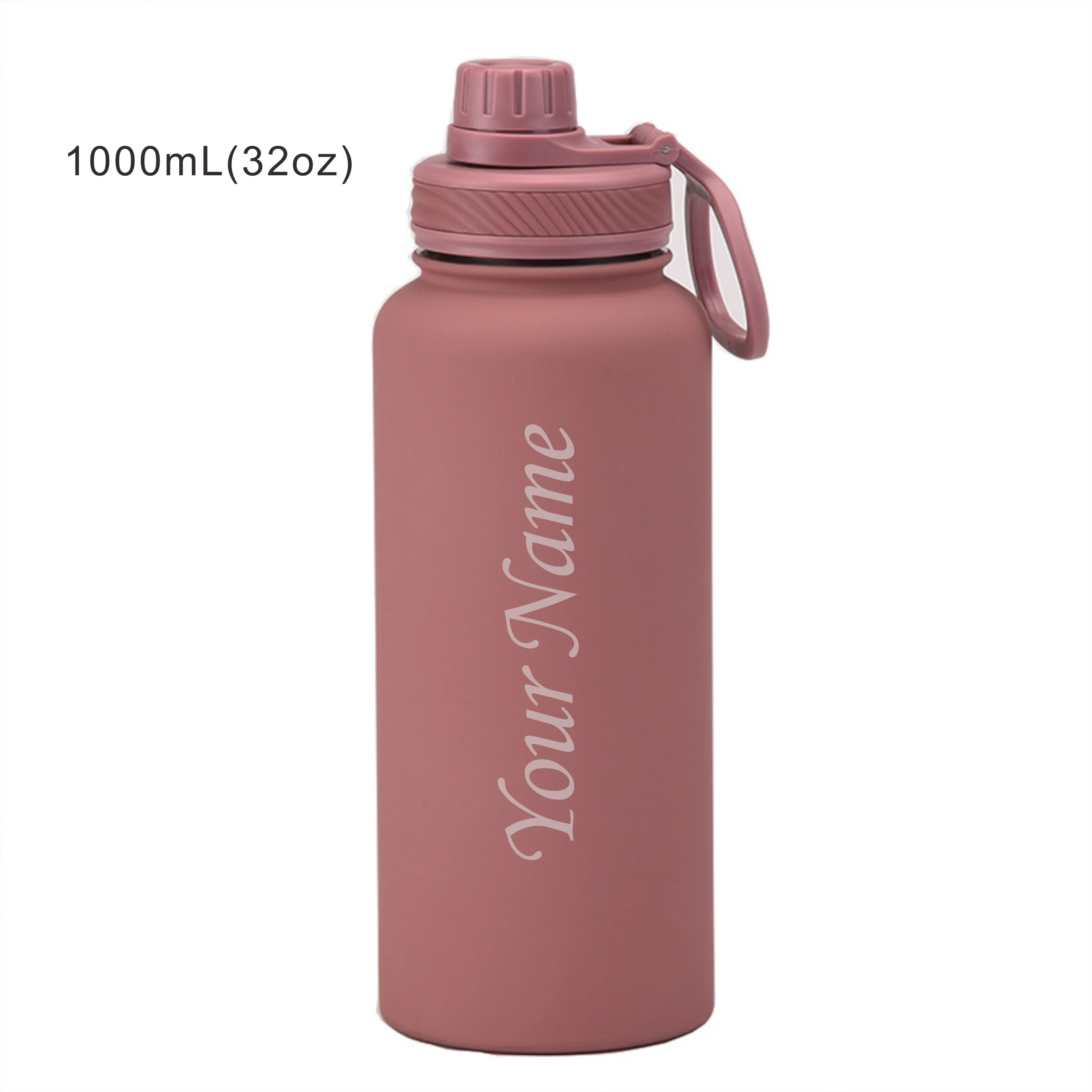 PuraCool Personalised Water Bottle | 1000ml Large Capacity Tumbler | Customised Thermal Flask | Perfect Gift