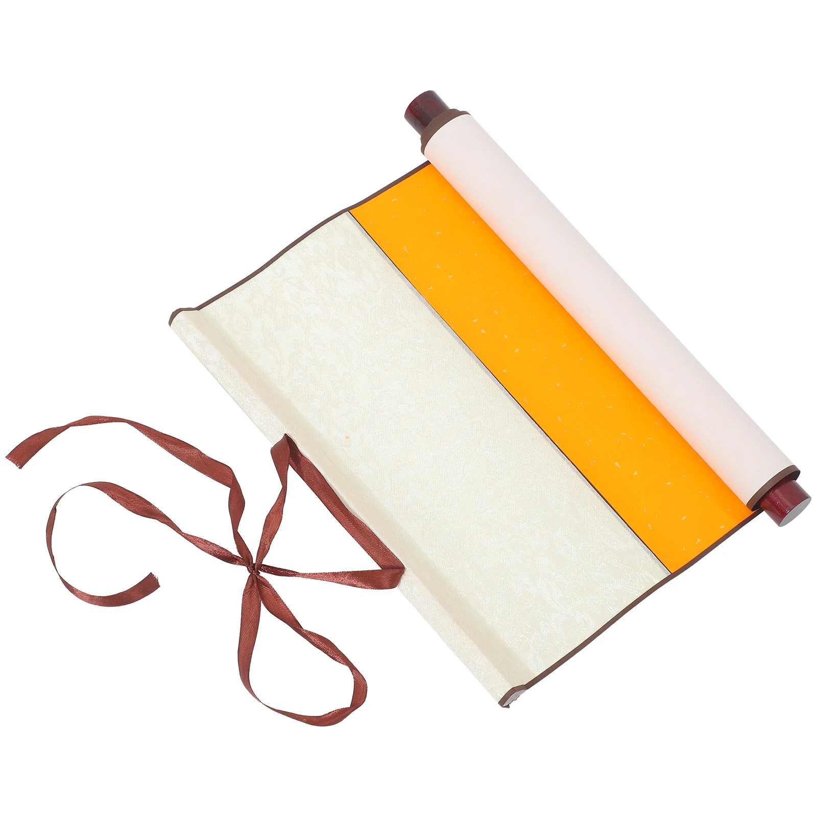 

Blank Calligraphy Rice Paper Multi-Function Blank Scroll 45cm Yellow Gold for Scroll For Painting Painting Writing Supply