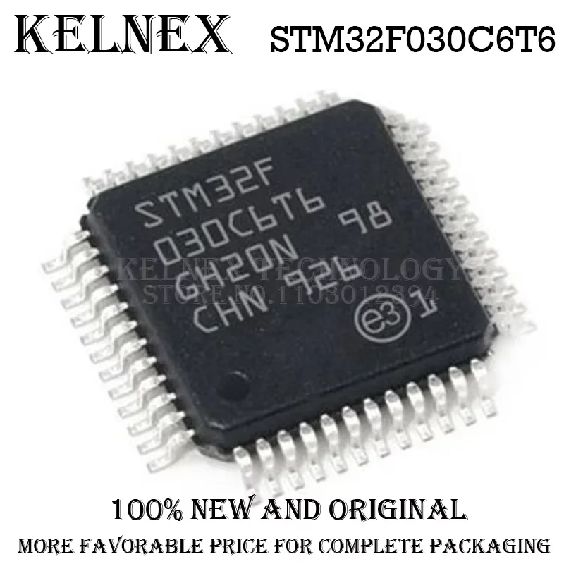 10pcs STM32F030C8T6 STM32F030K6T6 STM32F030CCT6 STM32F030R8T6 STM32F030RCT6 STM32F030C6T6 STM32F100C8T6B STM32F030F4P6