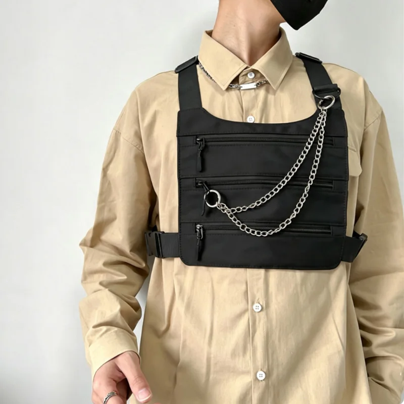 2026 New Chest bags unisex Function Chest Rig Bag Men Vest Backpack Walkie-talkie bag for running fishing cycling outdoor Sports