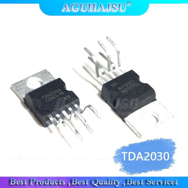 10pcs TDA2030 TO220-5 TDA2030A TO-220 linear audio amplifier short-circuit and thermal protection IC