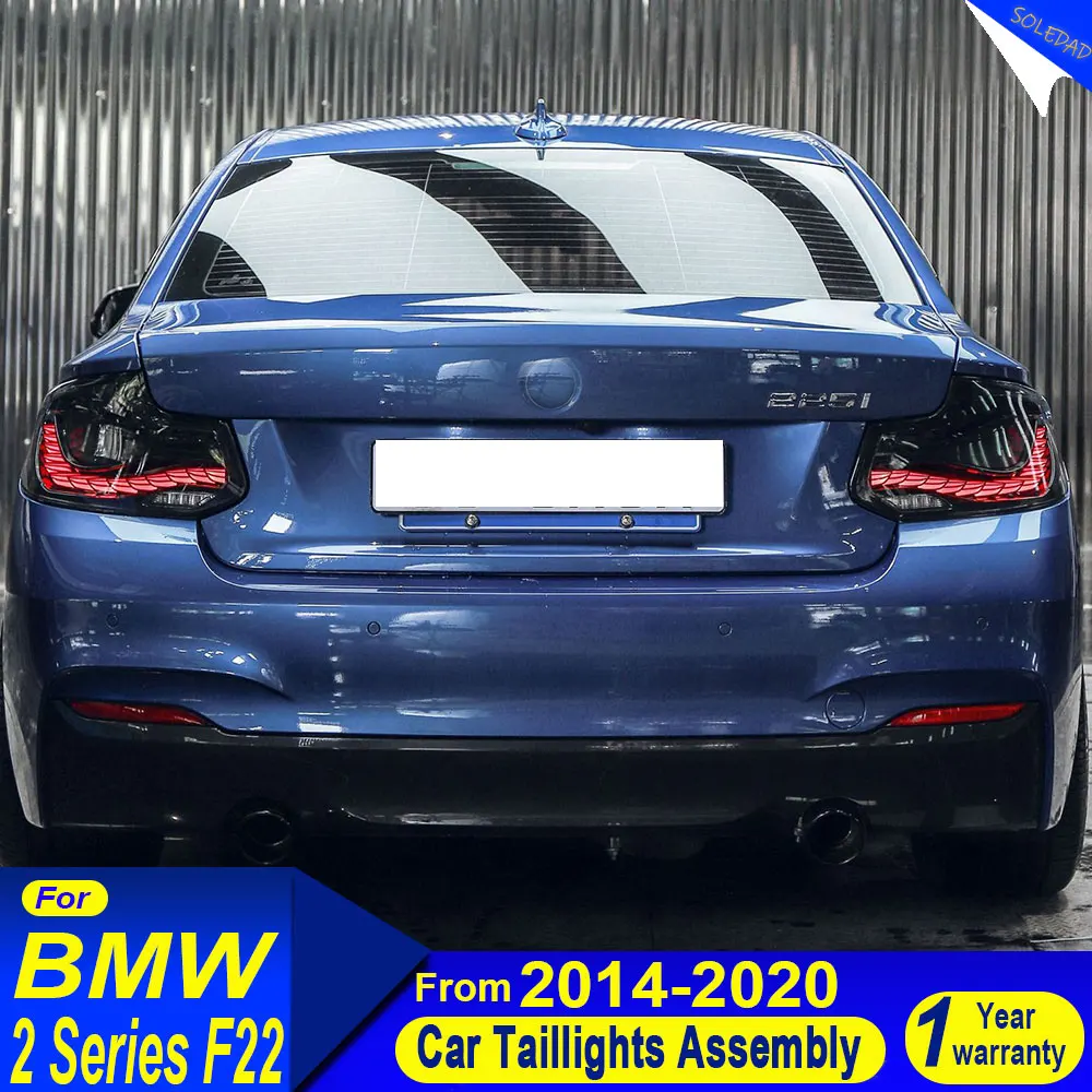 

A Pair LED Tail Lights For BMW 2 Series F22 F23 F87 2014-2021 M2 Rear Brake Reverse Tail Lamp Assembly Accessories Plug and play