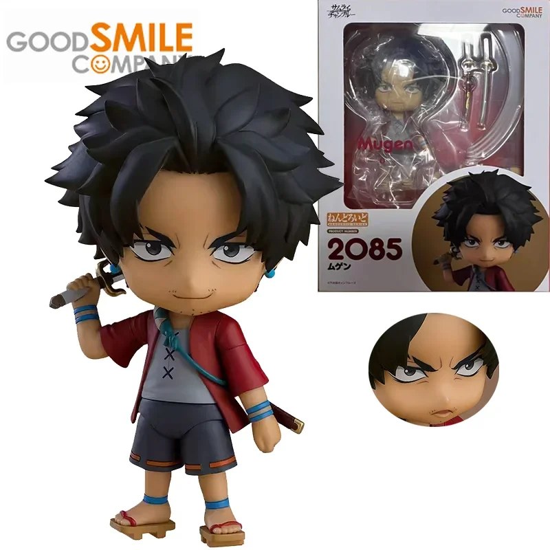 GSC Original Nendoroid 2085 SAMURAI CHAMPLOO Mugen Anime Action Figure Toys For Boys Girls Kids Children Birthday Gifts Model