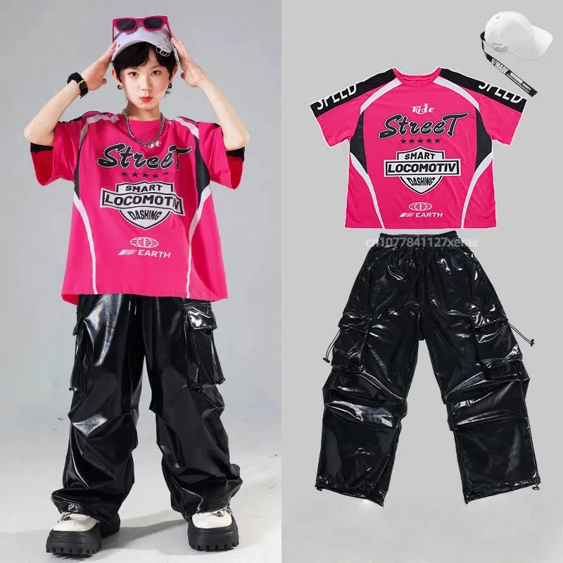 Children's Street Dance Performance Costumes, Boys' Hip-hop Motorcycle Costumes, Hip-hop Girls' Jazz Dance Runway Sets, Trendy