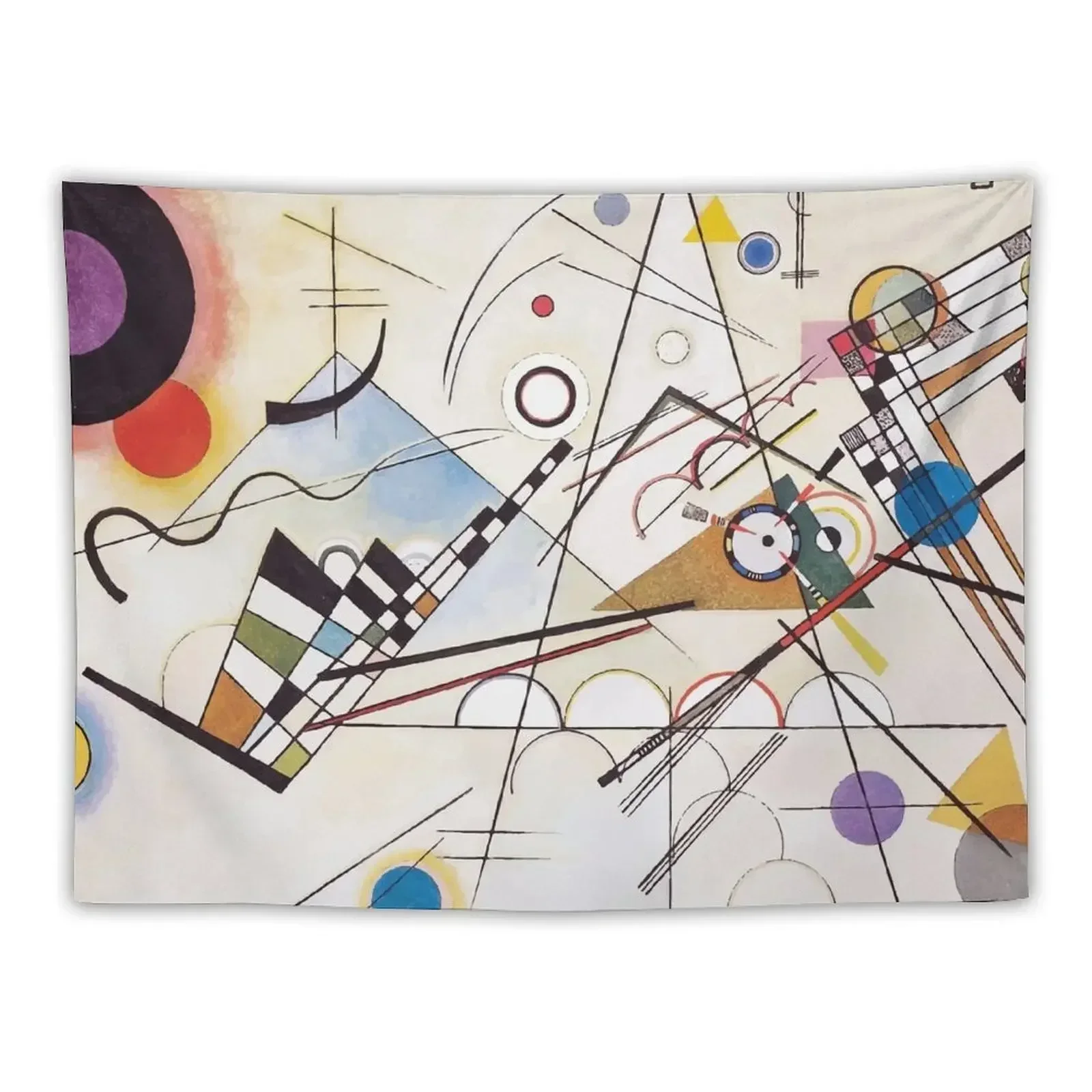 Wassily Kandinsky | Composition VIII Tapestry Wall Decor Custom House Decor Tapestry