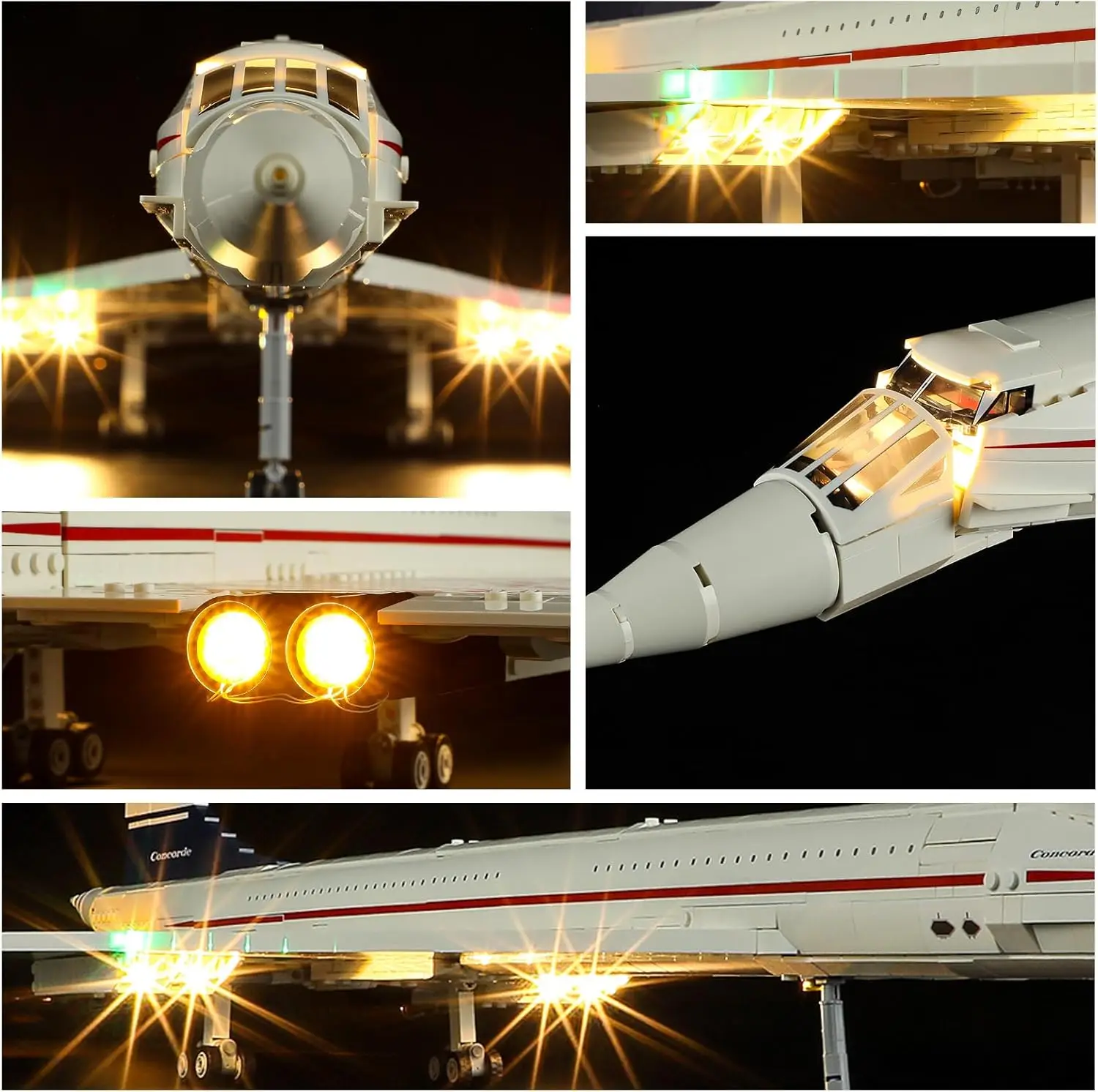 MAXCXT LED 조명, Lego-10318 콩코드 DIY 장식 램프, 배터리 박스 포함 (레고 빌딩 블록 세트 미포함) 썸네일 4