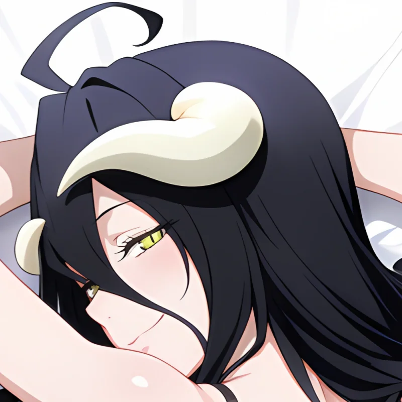 Dakimakura Anime Pillowcase Albedo Double-sided Print Life-size Body Pillow Cover Bedding Gifts