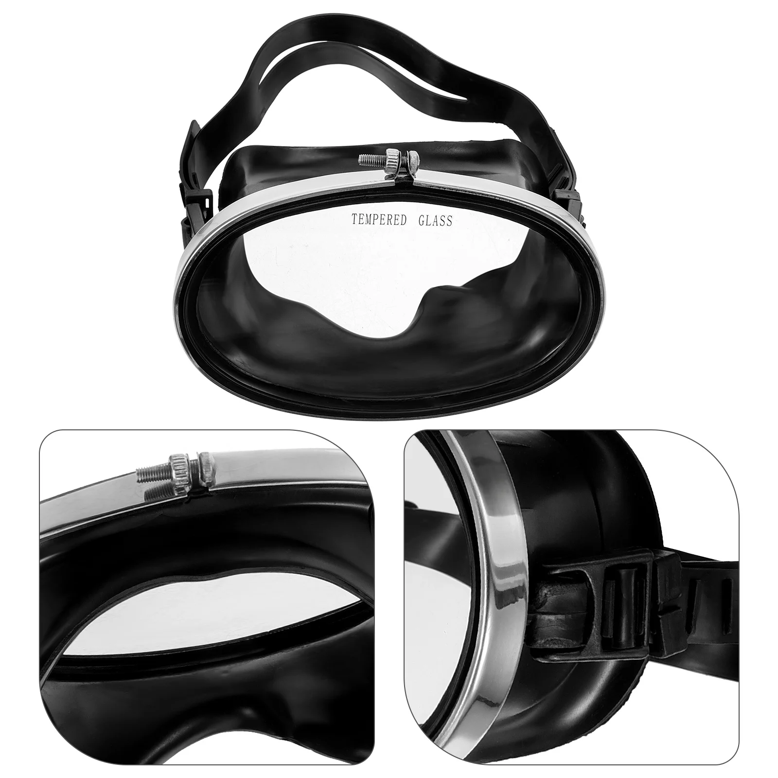 

Swimming Mask Portable Snorkeling Gear Diving Eyeglasses Scuba for Kid Dive Dividing Men Tools Multipurpose