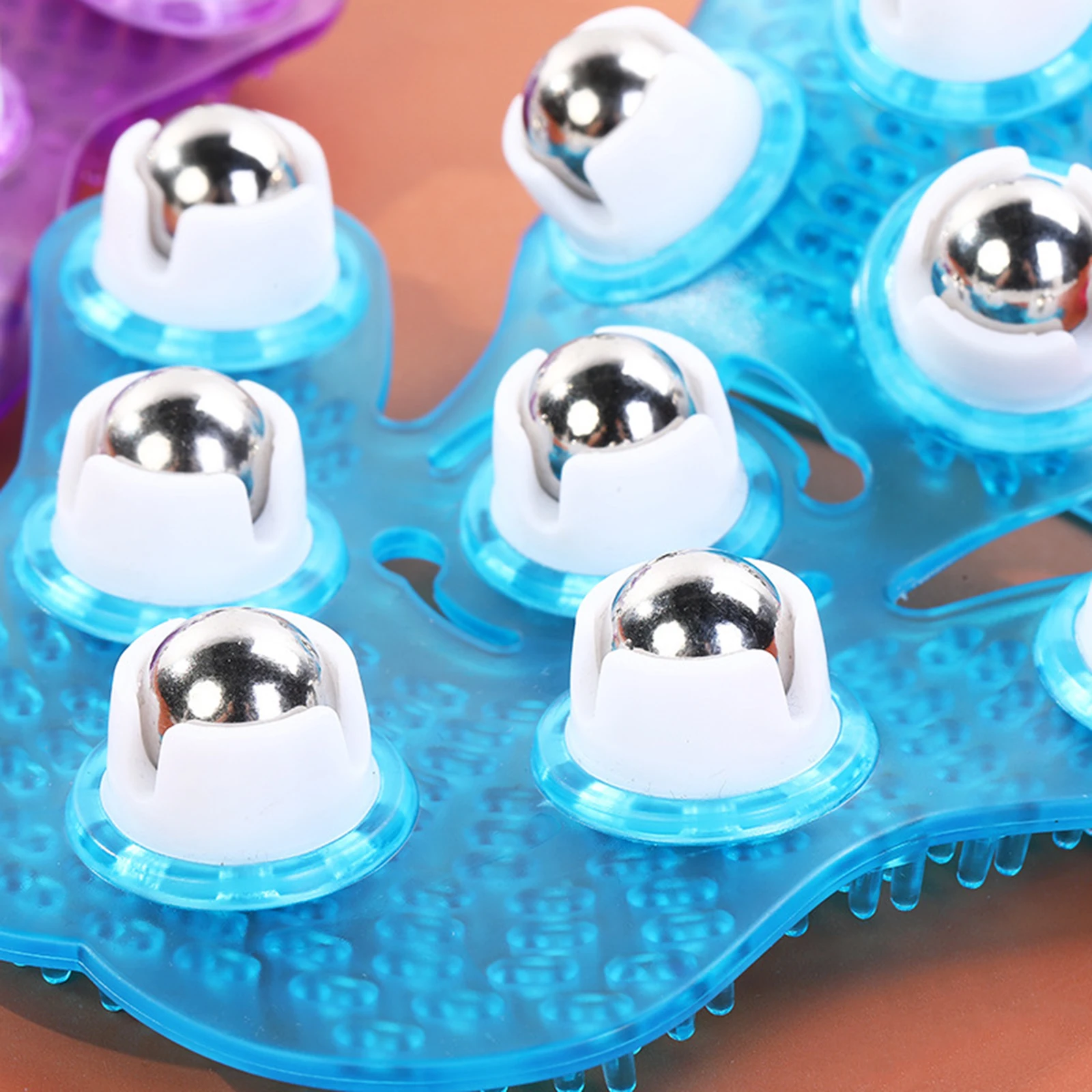 Ручной массажный шарик в форме ладони на 360 градусов, массажный инструмент с роликовыми шариками для полного ухода за телом и циркуляции крови