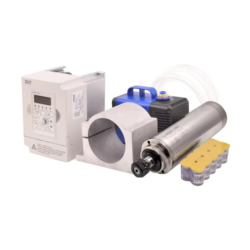 80-1.5 24000rpm 220V 1.5kw Water Cooled Spindle 1.5kw Spindle Cnc Spindle Motor