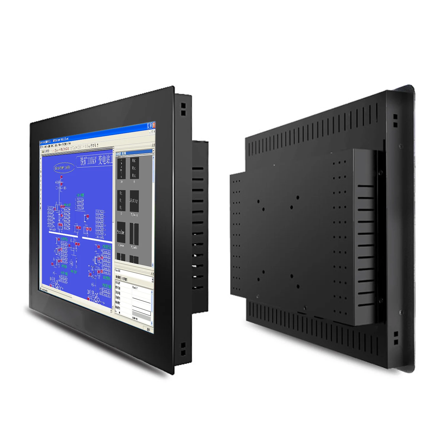 

14 15.6 17.3 Inch industrial computer panel pc all in one pc with resistive touch screen built-in wifi com win10 pro 1366*768