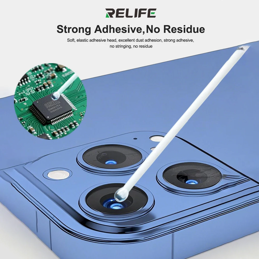 

RELIFE RL-094A Гель-карандаш ESD для ремонта мобильных телефонов, объектива камеры, пылезащитная палочка, чистый, без остатков, без пыли, инструмент для быстрой очистки