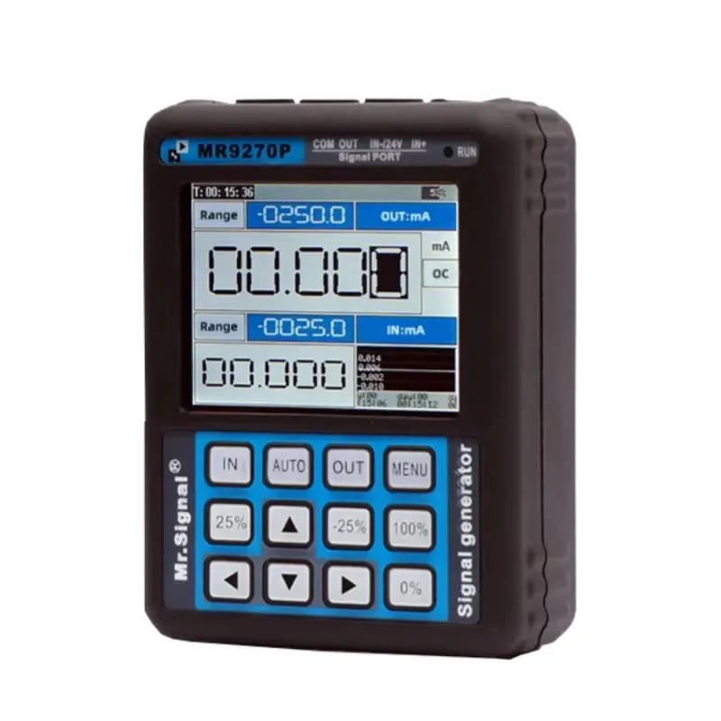 New In stock MR9270P 4-20mA Portable High Precision Signal Generator Valve Debugging 24V Power Supply for PLC