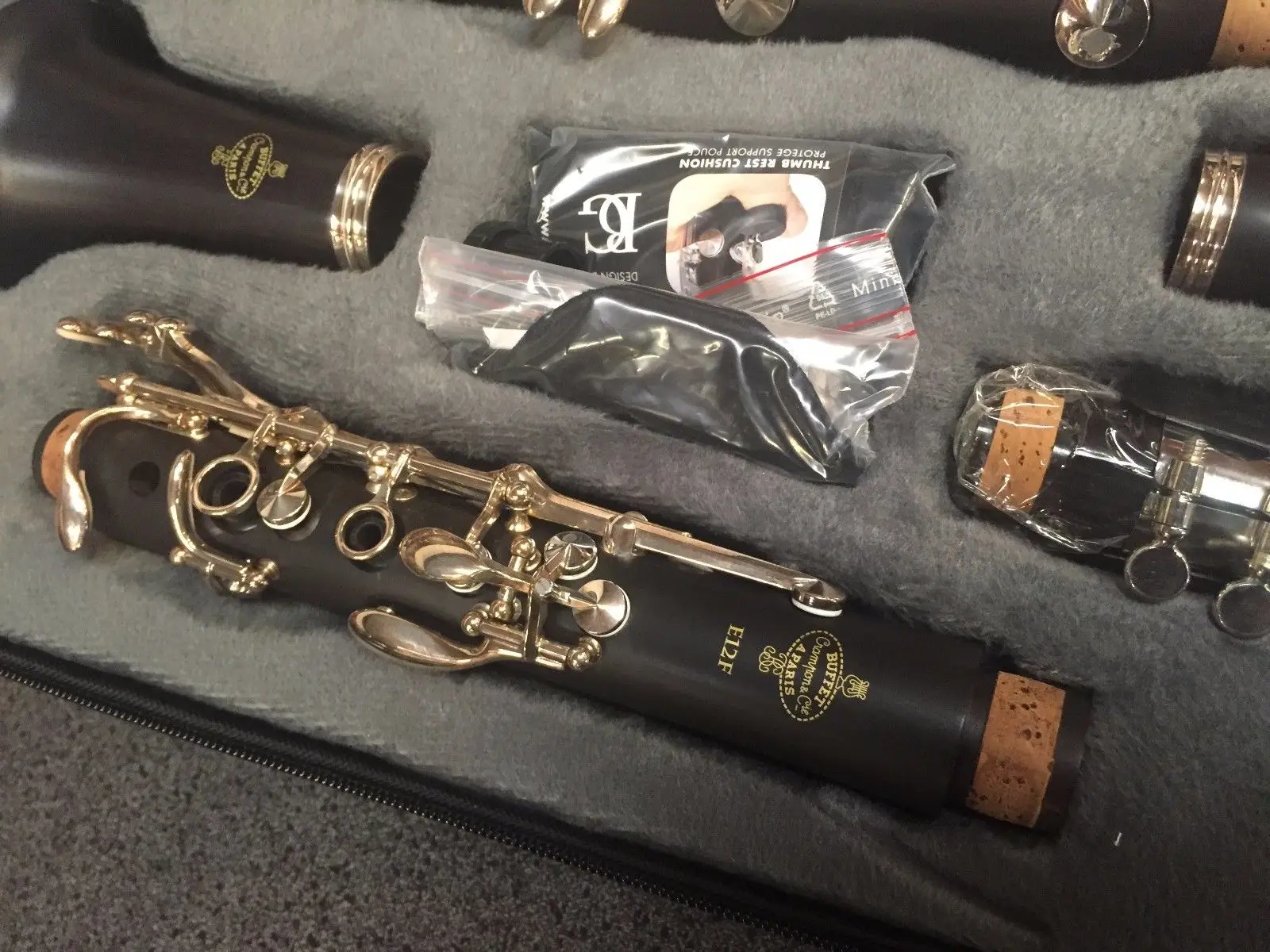 

New MFC Professional Bb Clarinet E12F Bakelite Clarinets Nickel Silver Key Musical Instruments Case Mouthpiece Reeds