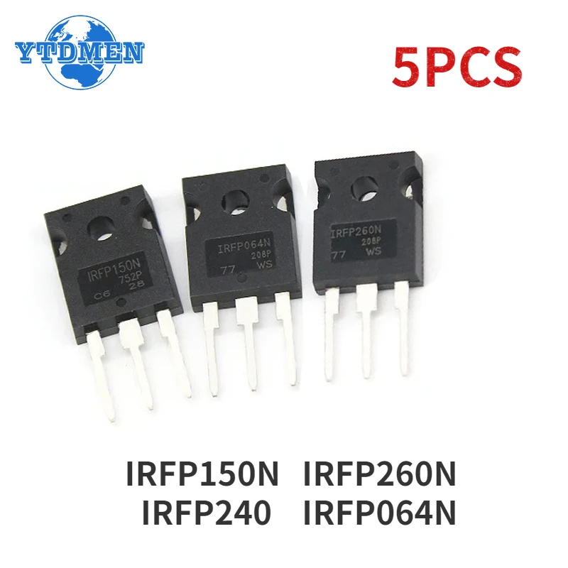 5PCS Nuovi Transistor Mosfet IRFP260N IRFP150N IRFP240 IRFP064N Transistor FET TO-247 Cornici e articoli da esposizione