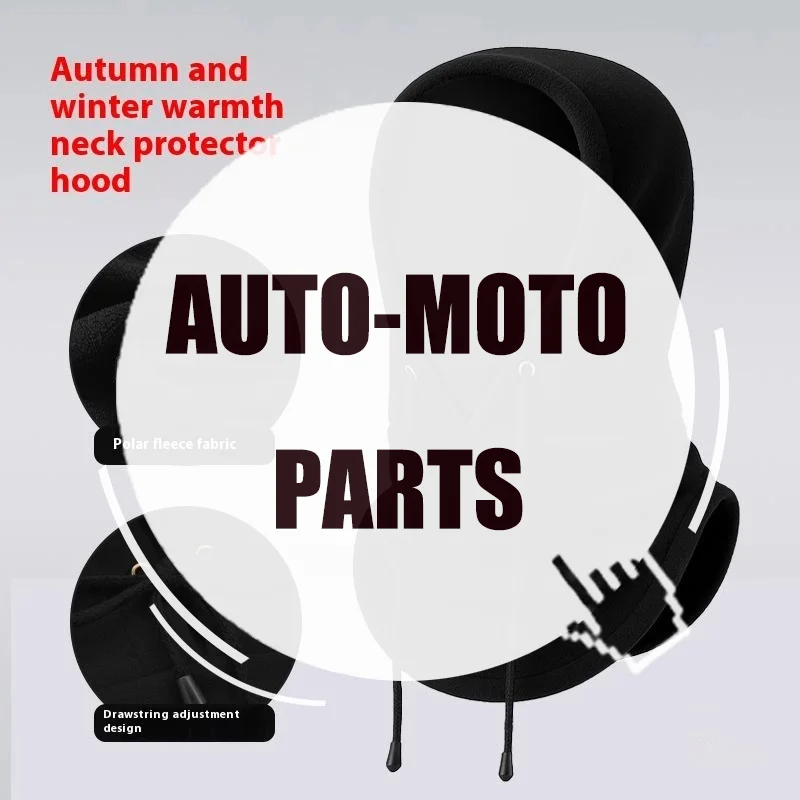 

1PC Unisex Winter Balaclava Knit Hood - Windproof Mask with Drawstring, Motorcycle Riding Headgea Warm Knitted Cap Cold Weather