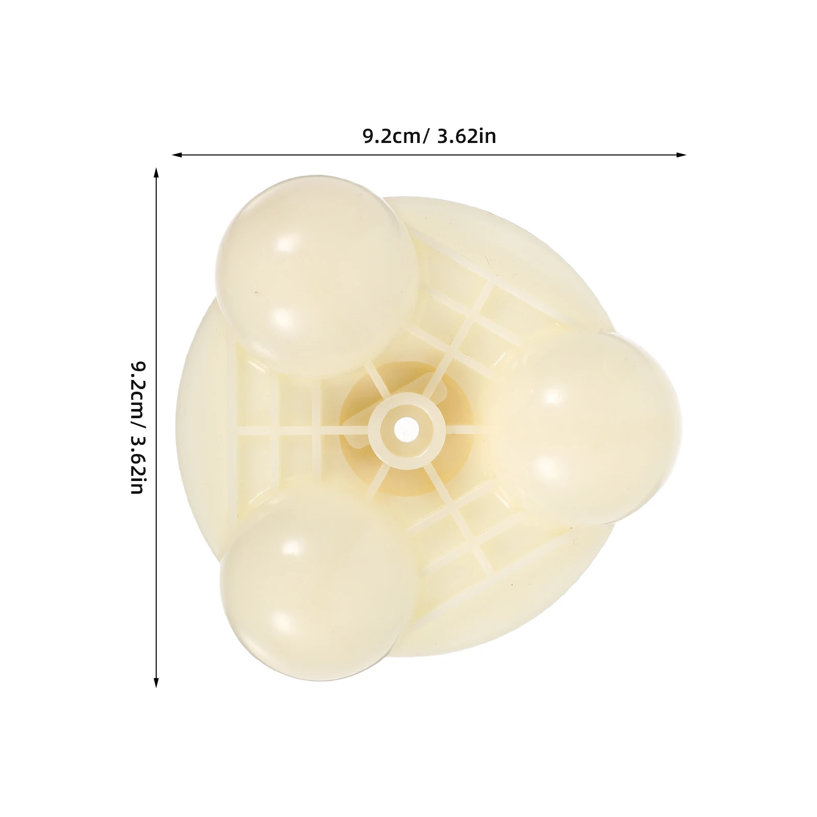 أسطوانة تدليك ثلاثية الأبعاد لاستبدال كرسي التدليك العالمي الظهر قطني مدلك العجن كرات دوارة أجزاء إصلاح البلاستيك