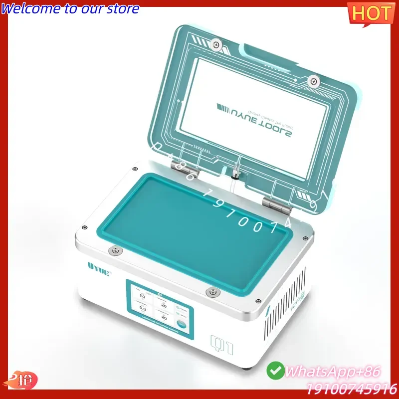 2026Hot Q1 9 Inch Curved & Flat Screen Vacuum Laminating Machine (Built-in Pump) Dual Compatibility for Screen Assembly