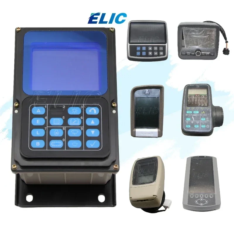 Wholesale Display Screen Excavator Electric Parts Display Screen Panel Monitor For Hitachi Volvo Komatsu Hyundai