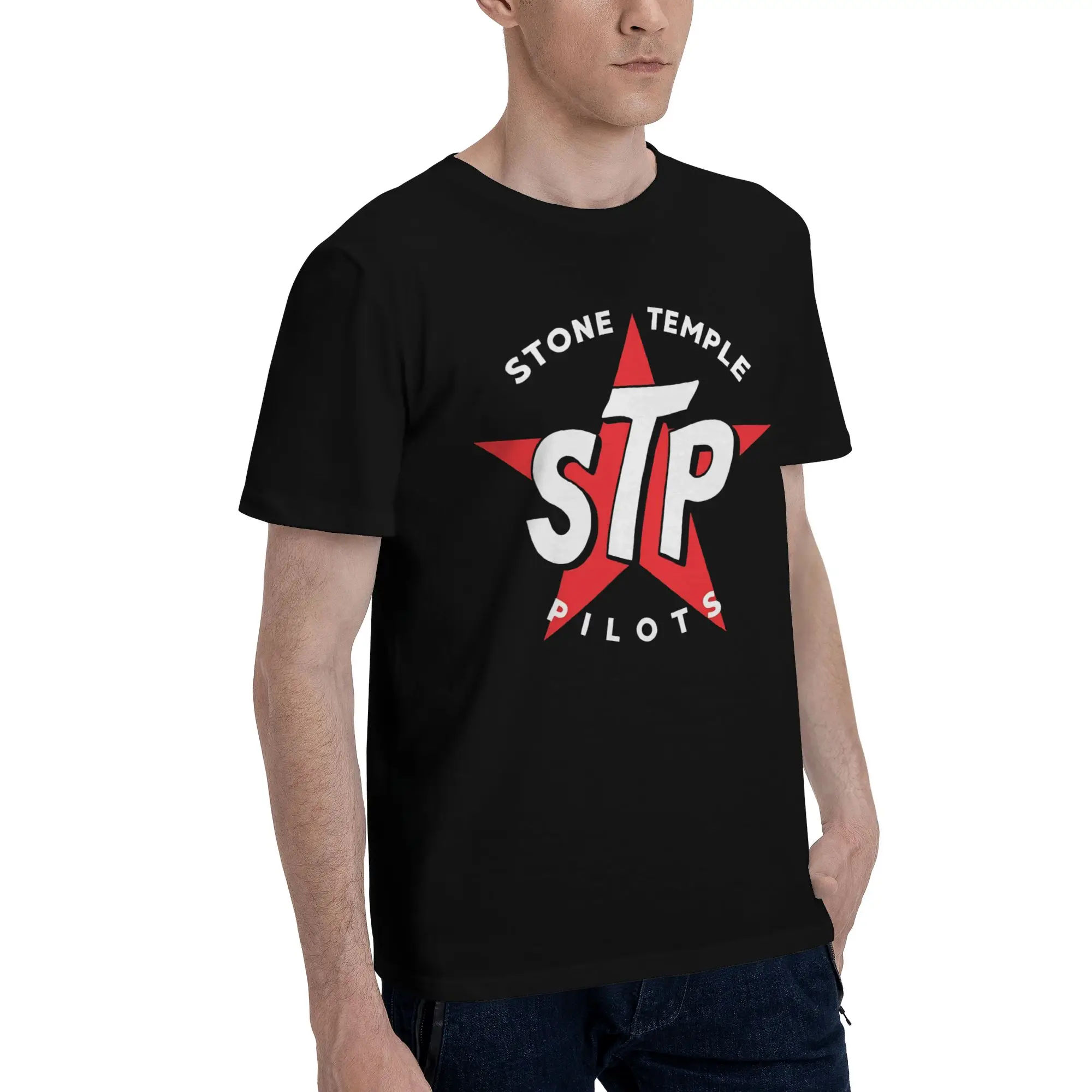 STONE TEMPLE PILOTS  Funny 100% Cotton T-Shirt STP  Tees Tops For Men