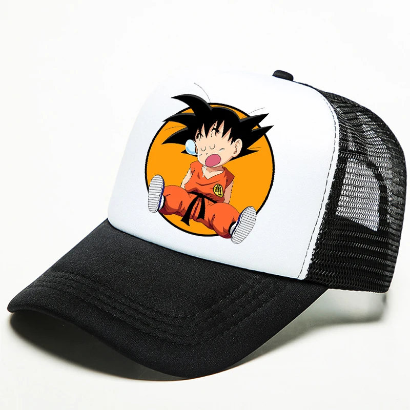 Dragon Ball Son Goku Adult Children Baseball Cap Hip Hop Dome Summer Hat Cartoon Anime Kids Birthday Gifts Adjustable Breathable