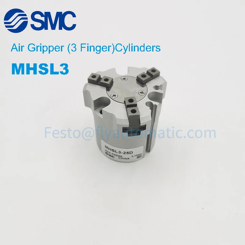 SMC 3 Finger Air Gripper Cylinders  MHSL3 MHS3-16D 20D 25D 32D 40D 50D 63D 80D 100D