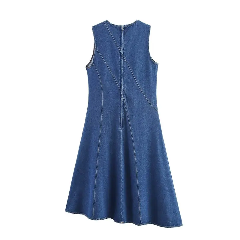 Herfst 2025 Dames Design Sense Sed Svel Denim Dr Casual Overige Materiaal00% Damesrok Europese Sle No Sve