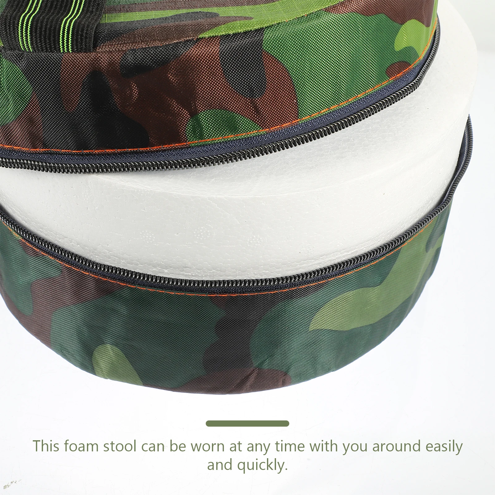 

1 Foam Stool 13cm High Hard Portable Garden Camping Chair Lightweight Foldable Stool for Tea Picking Outdoor Use